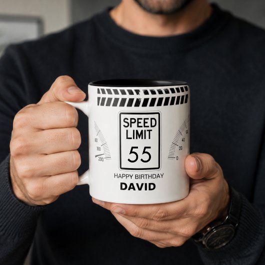 55歳の誕生日 ツートーンマグカップ
