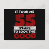 55歳の誕生日 私を美しく見せてくれた 55歳の誕生日 ポストカード (正面)
