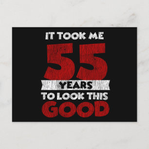 55歳の誕生日 私を美しく見せて 55歳の誕生日 ポストカード