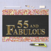 55歳の誕生日 薄葉紙 (クラフト)