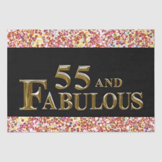 55歳の誕生日 薄葉紙 (正面)