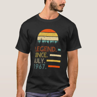 55歳レトロ誕生日伝説1966年7月 Tシャツ