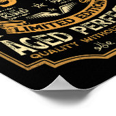 55歳ヴィンテージ1967 55誕生日 ポスター (角)