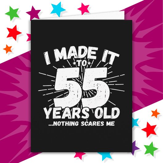 55歳皮肉ミームおもしろい55誕生日 カード