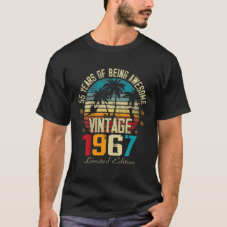 55歳、1967年、第素晴らし55回ヴィンテージ Tシャツ