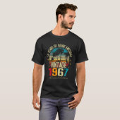 55歳、1967年、第素晴らし55回ヴィンテージ Tシャツ (正面フル)