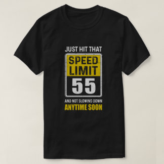 55番目の誕生日ギフト、制限速度55 Tシャツ