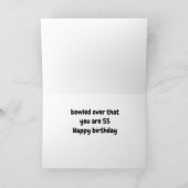 55番目の誕生日混乱のコンピュータカード カード (内部)