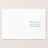 55番目の誕生日-インスパイアアールデコルック"55" & Name 箔カード (内部)