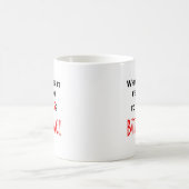 55私をかんで下さい! コーヒーマグカップ (中央)
