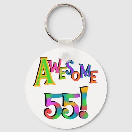 55素晴らし誕生日Tシャツとギフト キーホルダー (正面)