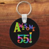 55素晴らし誕生日Tシャツとギフト キーホルダー (正面)