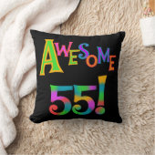 55素晴らし誕生日Tシャツとギフト クッション (ブランケット)