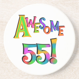 55素晴らし誕生日Tシャツとギフト コースター