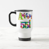 55素晴らし誕生日Tシャツとギフト トラベルマグ (左)