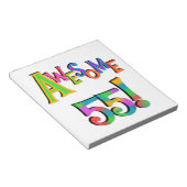 55素晴らし誕生日Tシャツとギフト ノートパッド (アングル)