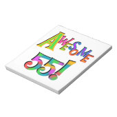 55素晴らし誕生日Tシャツとギフト ノートパッド (回転)