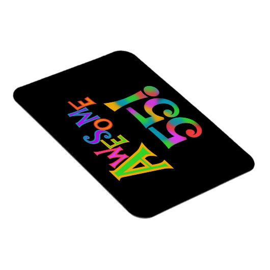 55素晴らし誕生日Tシャツとギフト マグネット (右側)