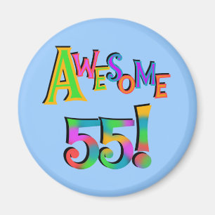 55素晴らし誕生日Tシャツとギフト マグネット
