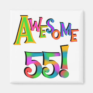 55素晴らし誕生日Tシャツとギフト マグネット