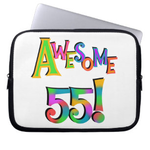 55素晴らし誕生日Tシャツとギフト ラップトップスリーブ