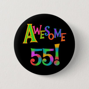 55素晴らし誕生日Tシャツとギフト 缶バッジ