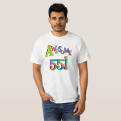 55素晴らし誕生日Tシャツとギフト Tシャツ (正面フル)