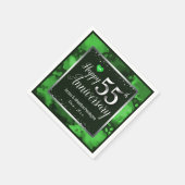 55結婚周年 スタンダードカクテルナプキン (角)