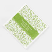 55誕生日の年齢番号のパターン（緑/白） (コーナー)