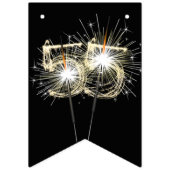 55誕生日またはアニバーサリーパーティースパーカー バンティングフラッグ (第2の旗)