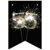 55誕生日またはアニバーサリーパーティースパーカー バンティングフラッグ (第3の旗)