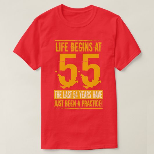 55誕生日マン Tシャツ (デザイン正面)