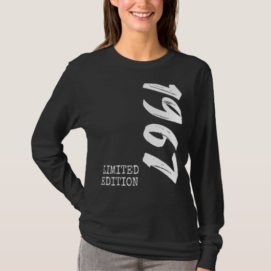 55誕生日レディースメンズ55年1967 Tシャツ (正面)