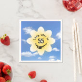 55誕生日夏の日差しと雲 スタンダードカクテルナプキン (インサイチュ)