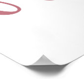 55誕生日女性こんにちは55かわいい55歳 ポスター (角)