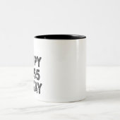 55誕生日嬉しい今日のギフト55 おもしろい ツートーンマグカップ (中央)