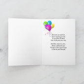 55誕生日車 カード (内部)