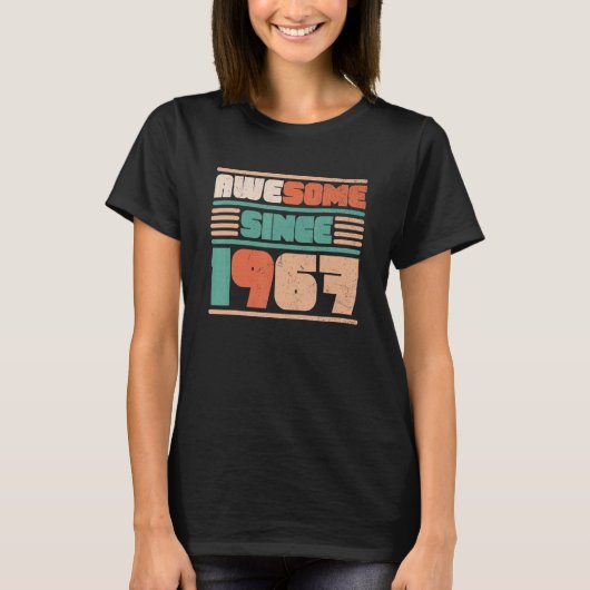 55誕生日1967年以素晴らし来55歳 Tシャツ (正面)