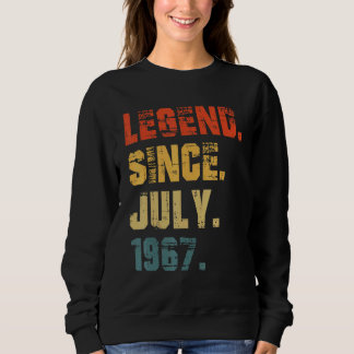 55誕生日55歳の伝説1967年7月以来 スウェットシャツ