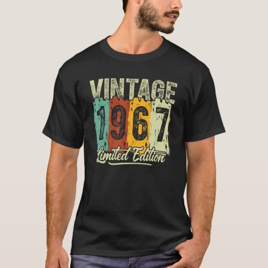 55誕生日55歳ヴィンテージ1967 Tシャツ (正面)