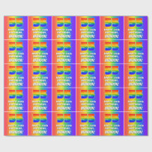 55誕生日: カラフル、おもしろいレインボーパターン# 55