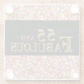 55誕生日 ガラスコースター (裏面)