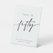 550誕生日 台座サイン (正面)