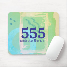 555エンジェルナンバーズトランスフォーメーション高い雰囲気 マウスパッド