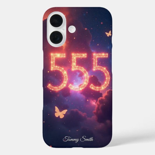 555天使の番号表示 – 変更を受け入れる Case-Mate iPhoneケース (裏面)