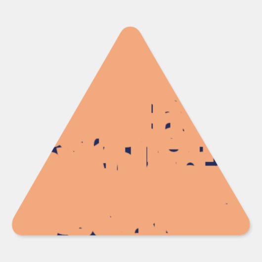 5556抽象芸術 三角形シール (正面)