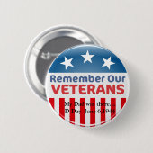 555754獣医は、私のパパそこにいました….攻撃開始日6月6日、… 缶バッジ (正面&裏面)