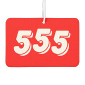 555 カーエアーフレッシュナー (裏面)