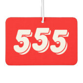 555 カーエアーフレッシュナー (正面)