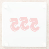 555 ガラスコースター (裏面)